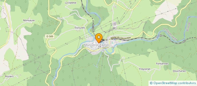 localisation de l'entreprise BG  MONISTROL-D'ALLIER