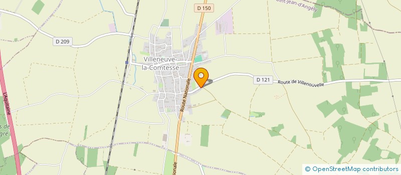 localisation de l'entreprise BG  VILLENEUVE-LA-COMTESSE