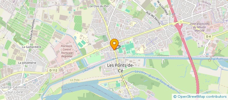 localisation de l'entreprise BG  LES PONTS-DE-CE