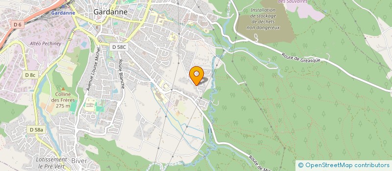 localisation de l'entreprise BG AGENCY à GARDANNE