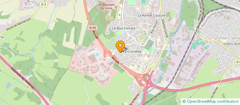 localisation de l'entreprise BG ARDENNES MACONNERIE à CHARLEVILLE-MEZIERES
