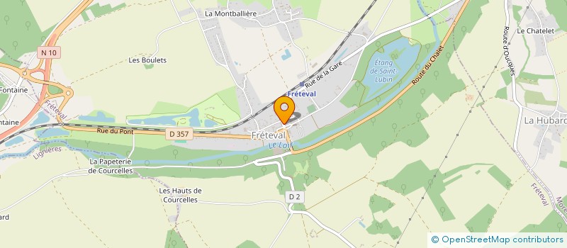localisation de l'entreprise BG ASK à FRETEVAL