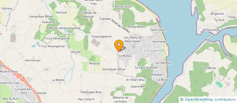 localisation de l'entreprise BG ASSIST PRO  LOCQUENOLE