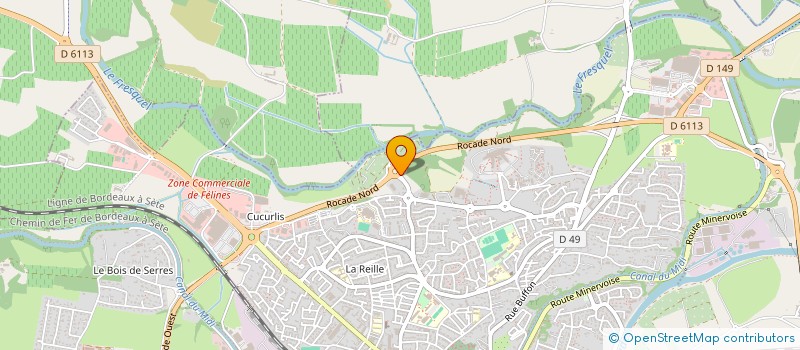 localisation de l'entreprise BG AUTO  CARCASSONNE