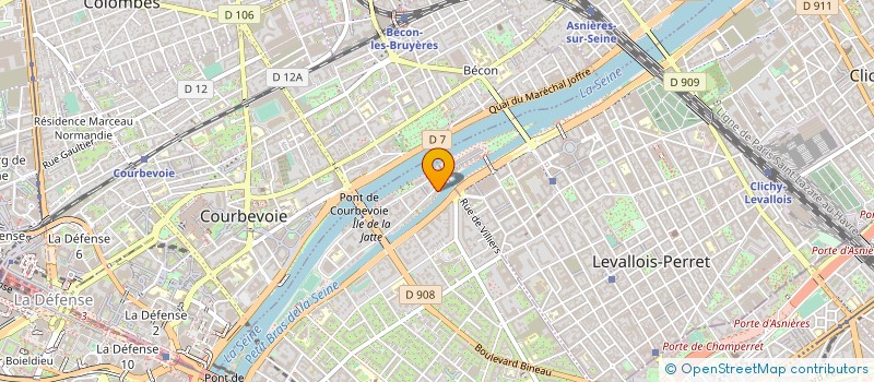 localisation de l'entreprise BG AVIATION à NEUILLY-SUR-SEINE