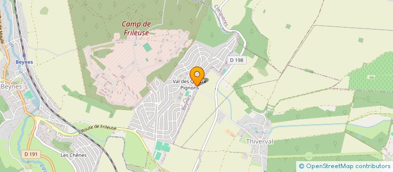 localisation de l'entreprise BG BARBERSHOP  BEYNES