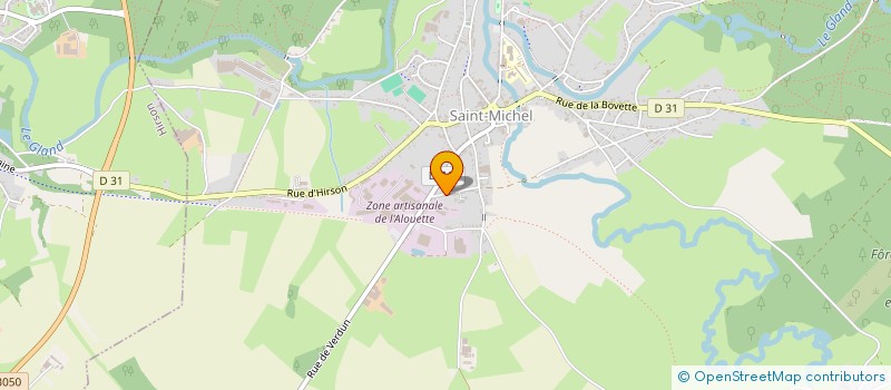 localisation de l'entreprise BG BATIMENT à SAINT-MICHEL