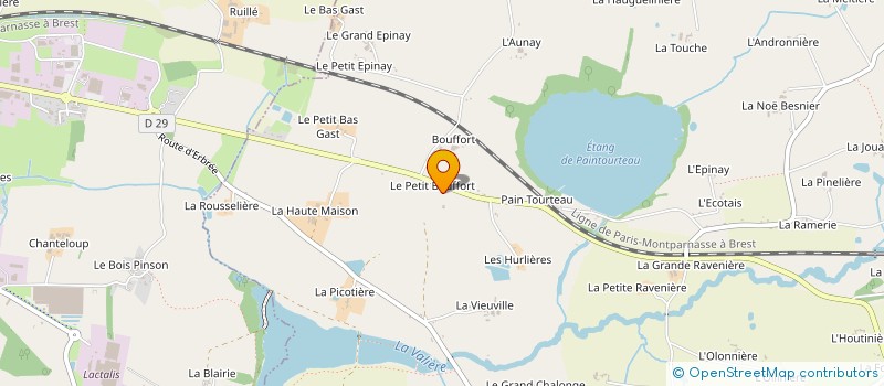 localisation de l'entreprise BG BOX à ERBREE