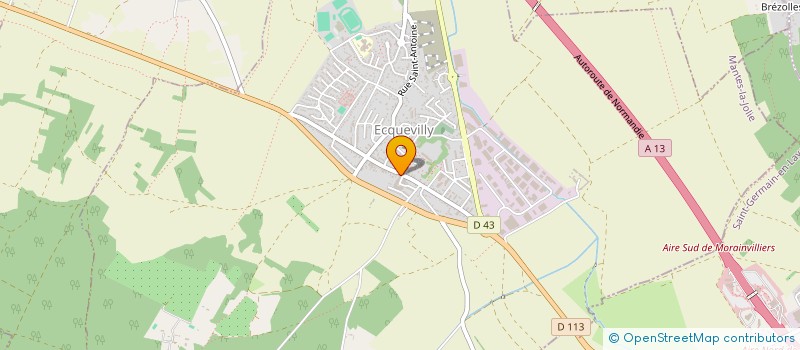 localisation de l'entreprise BG BTP à ECQUEVILLY