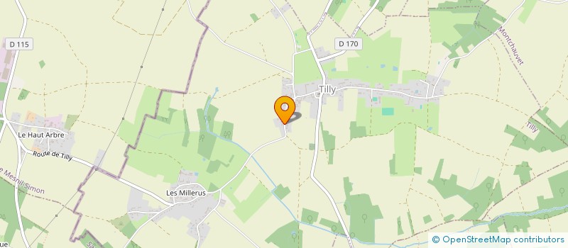 localisation de l'entreprise BG BUSINESS à TILLY