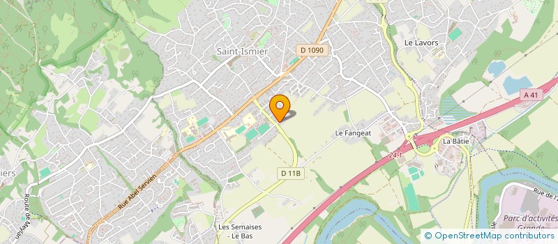 localisation de l'entreprise BG BUSINESS SERVICES  SAINT-ISMIER