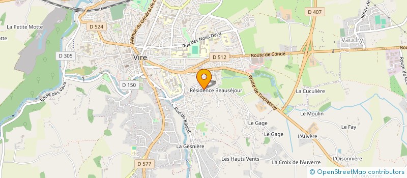 localisation de l'entreprise BG BYTY  VIRE NORMANDIE