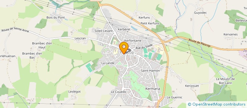 localisation de l'entreprise BG CARRELAGE  PLESCOP