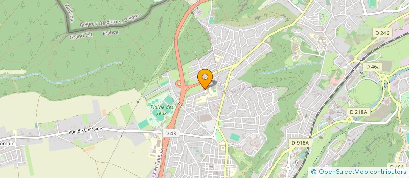 localisation de l'entreprise BG CHAUFFAGE à LONGWY