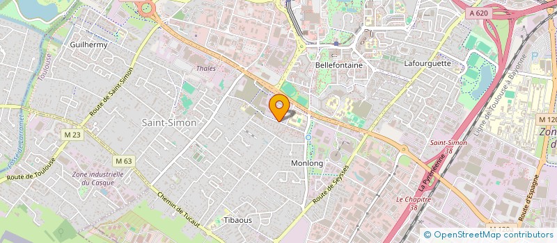 localisation de l'entreprise BG CLEAN à TOULOUSE