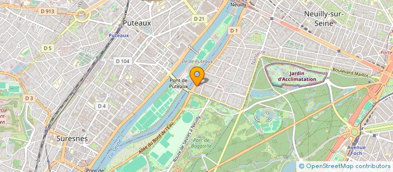 localisation de l'entreprise BG CONSEIL à NEUILLY-SUR-SEINE