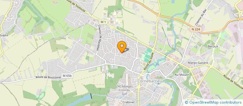 localisation de l'entreprise BG CONSEILS  CORNEBARRIEU