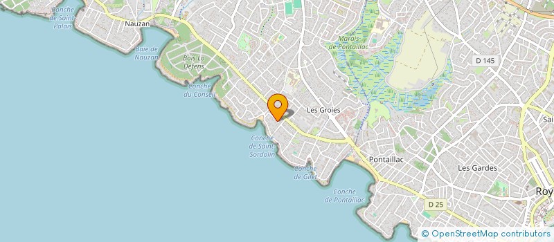 localisation de l'entreprise BG CONSTRUCTION  VAUX-SUR-MER