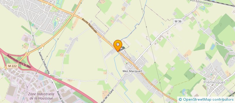 localisation de l'entreprise BG DEVELOPPEMENT  LA CHAPELLE-D'ARMENTIERES