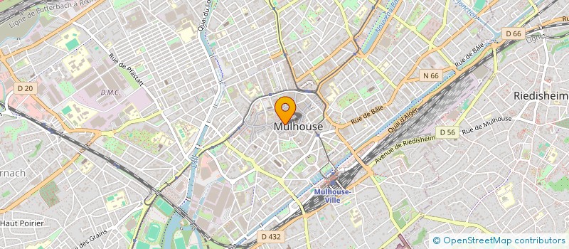 localisation de l'entreprise BG DEVELOPPEMENT  MULHOUSE