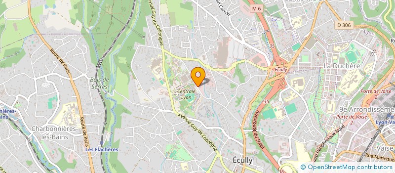 localisation de l'entreprise BG DEVELOPPEMENT  ECULLY