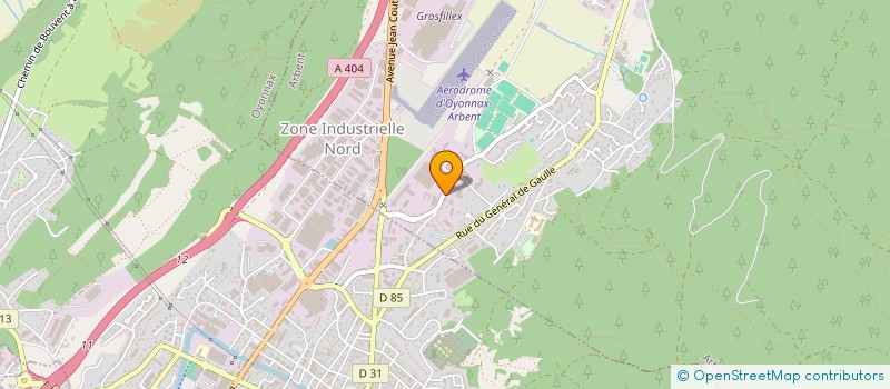 localisation de l'entreprise BG DISTRIBUTION à ARBENT