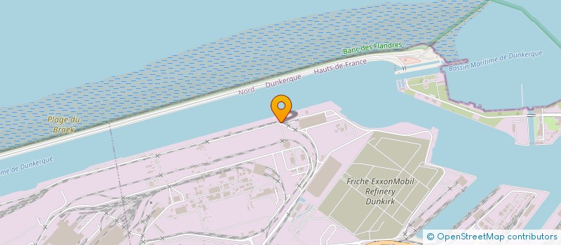 localisation de l'entreprise BG DK à DUNKERQUE
