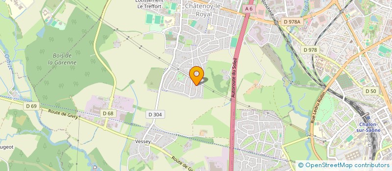 localisation de l'entreprise BG ELAGAGE  CHATENOY-LE-ROYAL