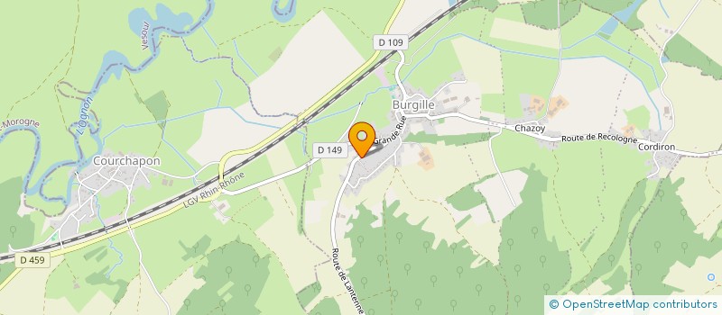 localisation de l'entreprise BG ETANCHEITE  COURCHAPON