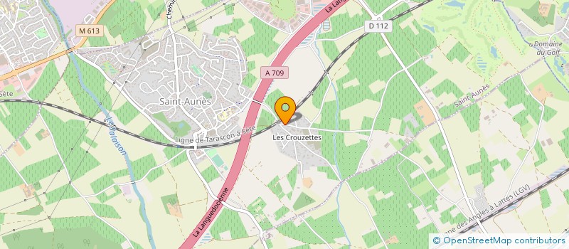 localisation de l'entreprise BG FACADES  SAINT-AUNES