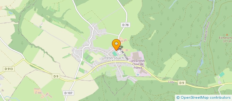 localisation de l'entreprise BG FERMETURES  PETERSBACH