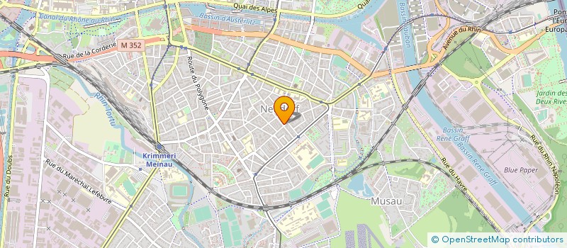 localisation de l'entreprise BG FILMS ET TECHNOLOGIES à STRASBOURG