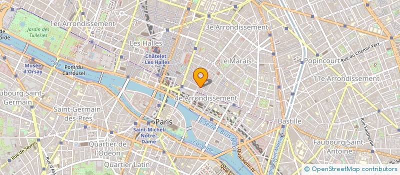 localisation de l'entreprise BG FINANCE à PARIS