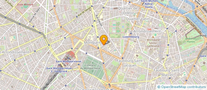 localisation de l'entreprise BG FINANCES à PARIS