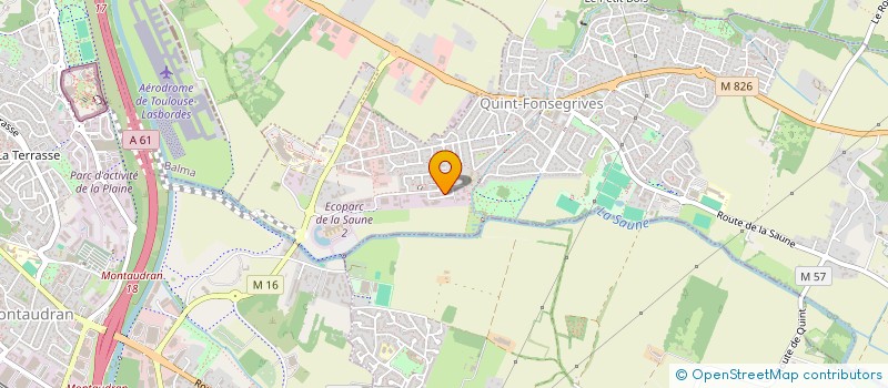 localisation de l'entreprise BG GAMMA  QUINT-FONSEGRIVES