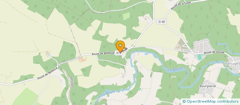 localisation de l'entreprise BG HOLDING  BERUGES