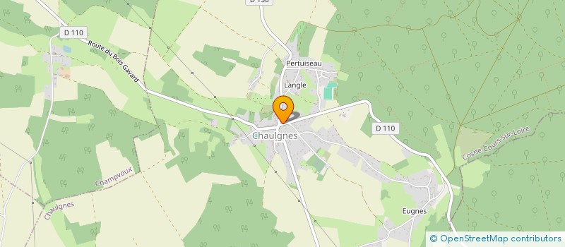 localisation de l'entreprise BG IMMO  CHAULGNES