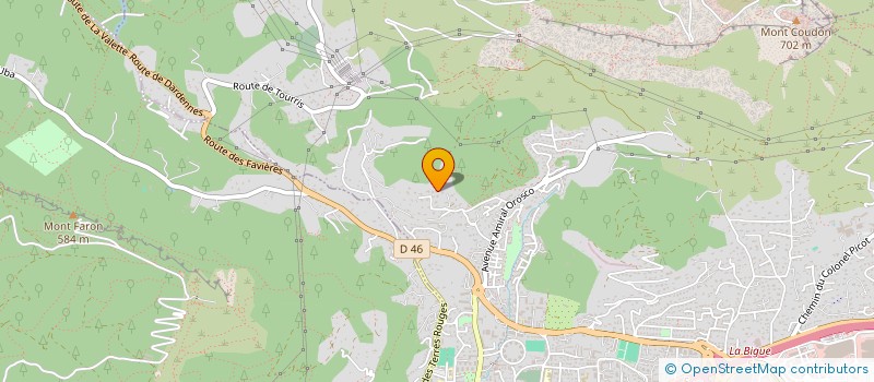 localisation de l'entreprise BG IMMO à LA VALETTE-DU-VAR