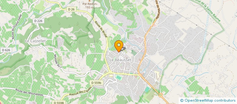 localisation de l'entreprise BG IMMO 83  LE BEAUSSET