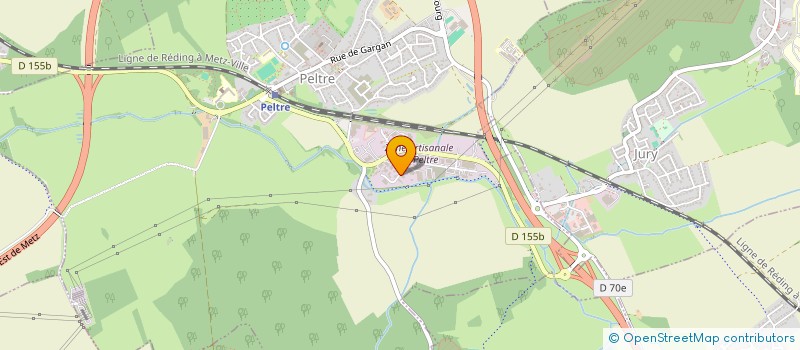 localisation de l'entreprise BG IMMO  PELTRE