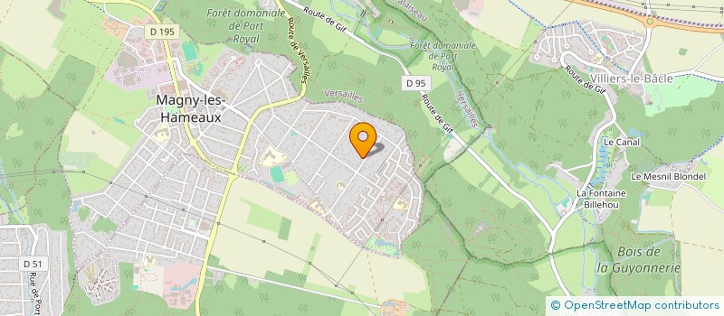 localisation de l'entreprise BG IMMO  MAGNY-LES-HAMEAUX