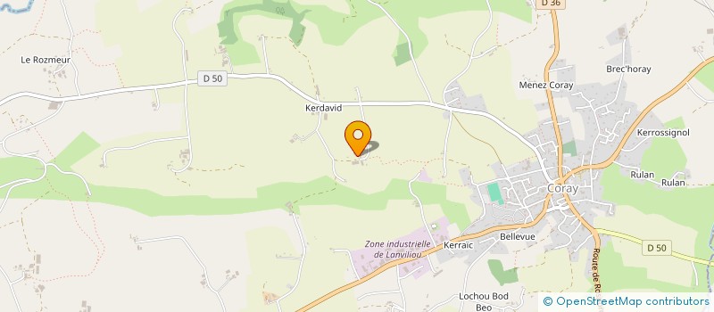 localisation de l'entreprise BG IMMO  CORAY