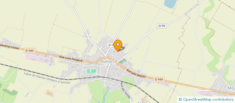 localisation de l'entreprise BG IMMO  NALLIERS