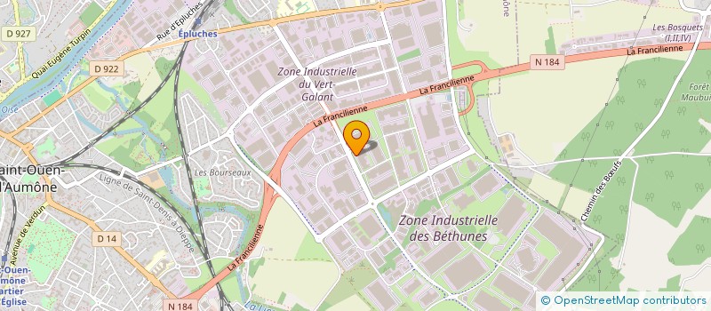 localisation de l'entreprise BG IMMO  SAINT-OUEN-L'AUMONE