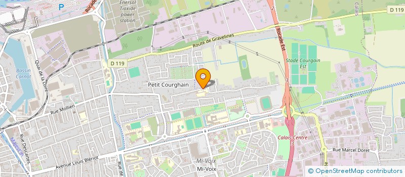 localisation de l'entreprise BG IMMO  CALAIS