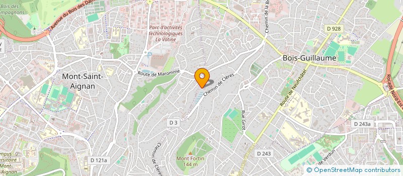 localisation de l'entreprise BG IMMOBILIER  LE MESNIL-ESNARD