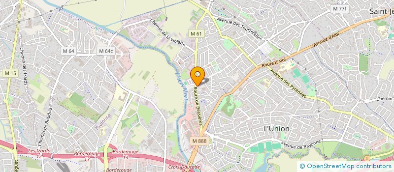 localisation de l'entreprise BG IMMOBILIER à L'UNION