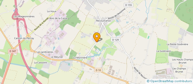 localisation de l'entreprise BG IMMOBILIER à ALLONNES