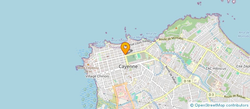 localisation de l'entreprise BG IMPORTATION à CAYENNE