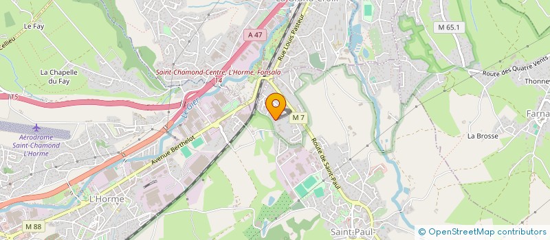 localisation de l'entreprise BG INVEST  SAINT-ETIENNE